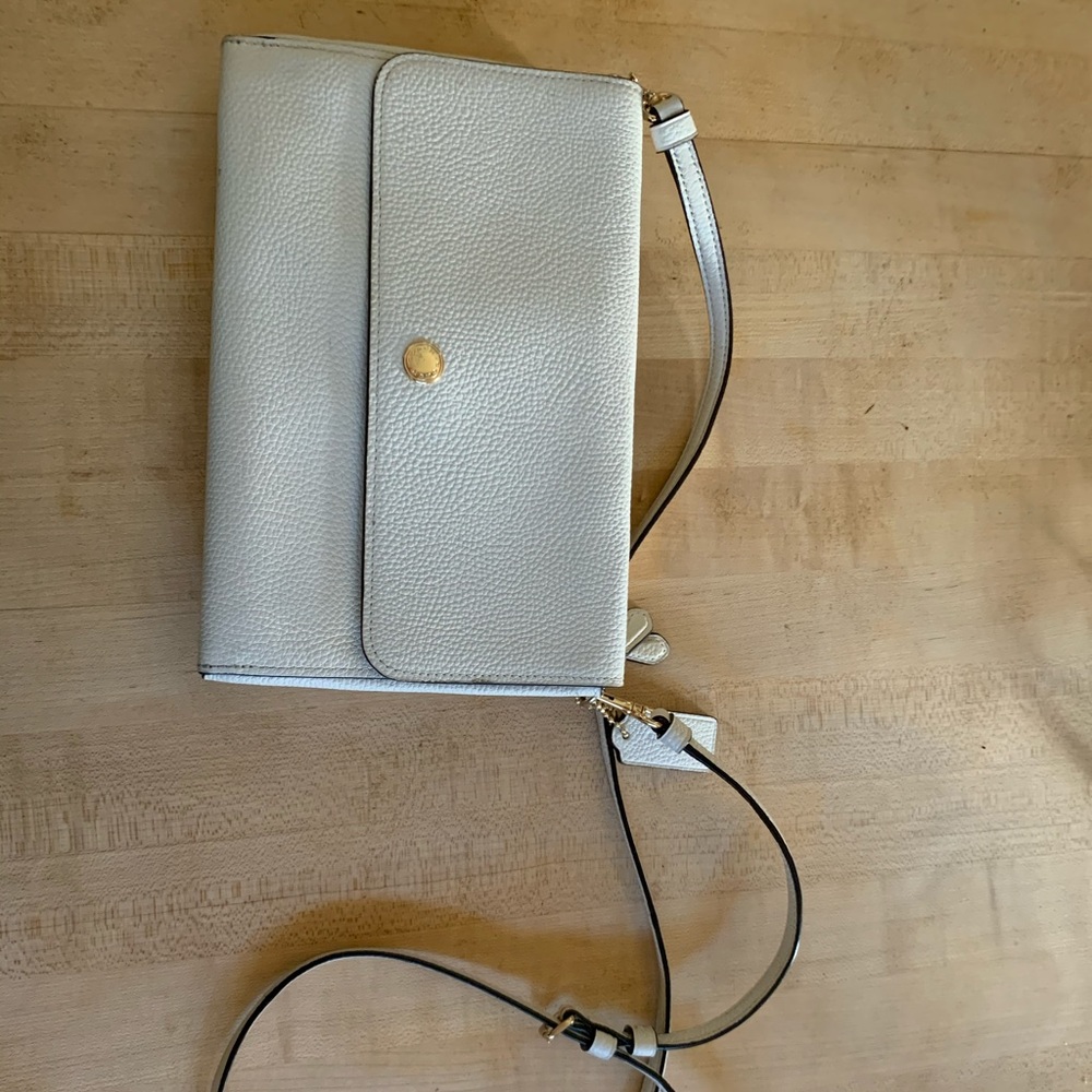 White coach triple crossbody